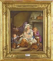 GREUZE Jean-Baptiste (1725 - 1805). D'après. 